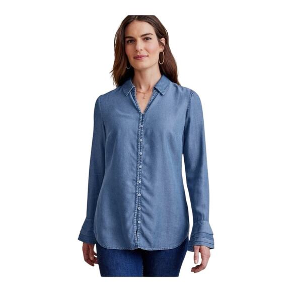 Soft Surroundings Sonnet Tencel Shirt - Picture 2 of 6